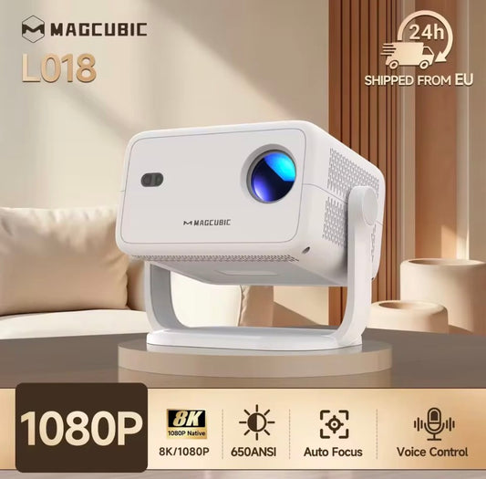 UltraVision 8000L Smart Projector – Native 1080P, 8K Support, Android 14